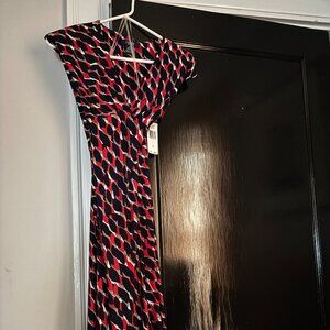 CHAPS (by Ralph Lauren) V-Neck Midi length dress